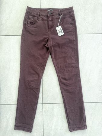 Damen Hose von NILE. Gr. M, NEU. Tapered long. Baumwolle bio